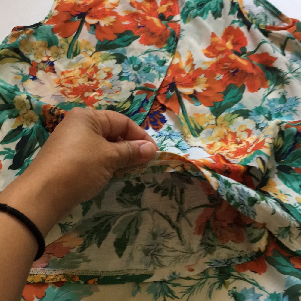 Meadow Rue Floral Anthropologie Top - Picture 7 of 8